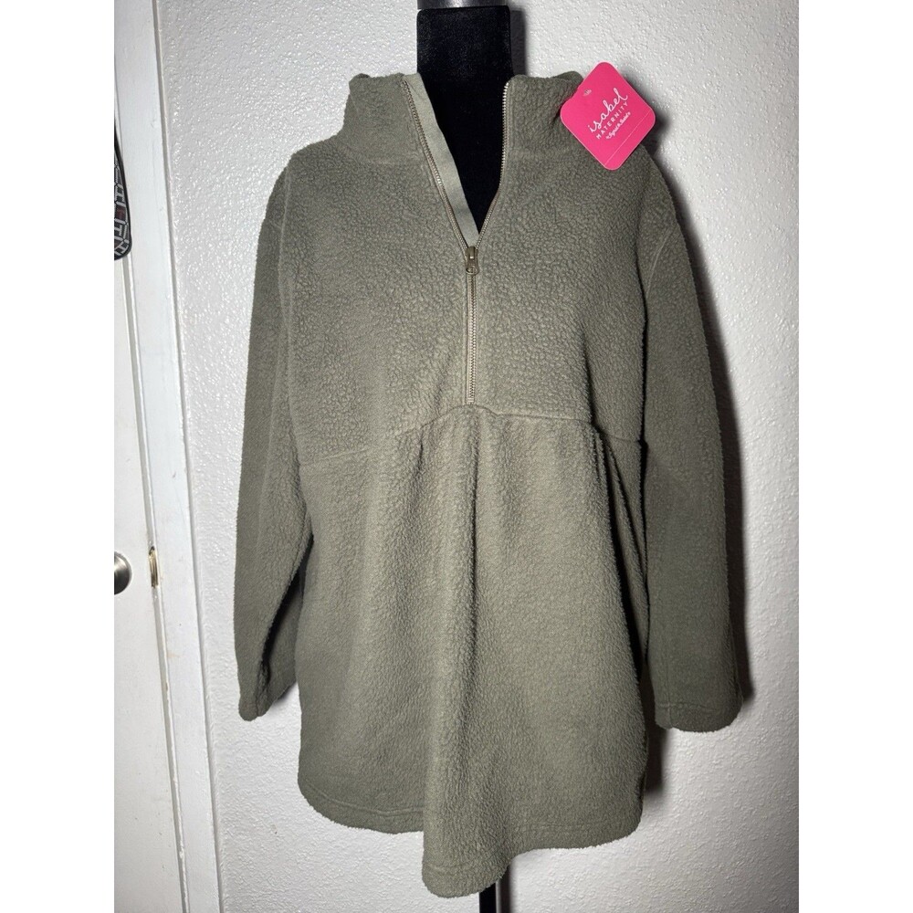 Women’s Olive Green Isabel Maternity by Ingrid & Isabel Sherpa Fleece-medium